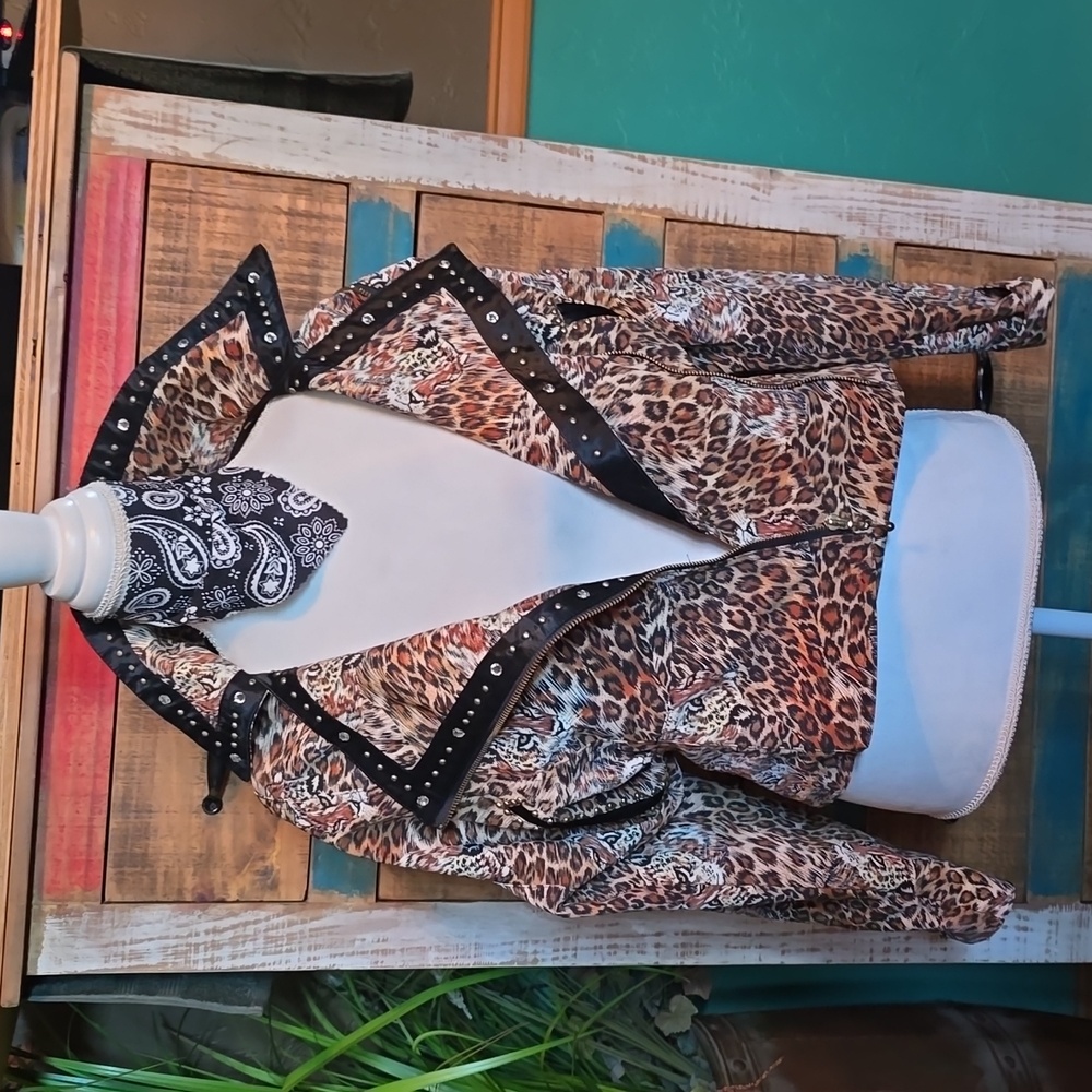 Animal print jacket